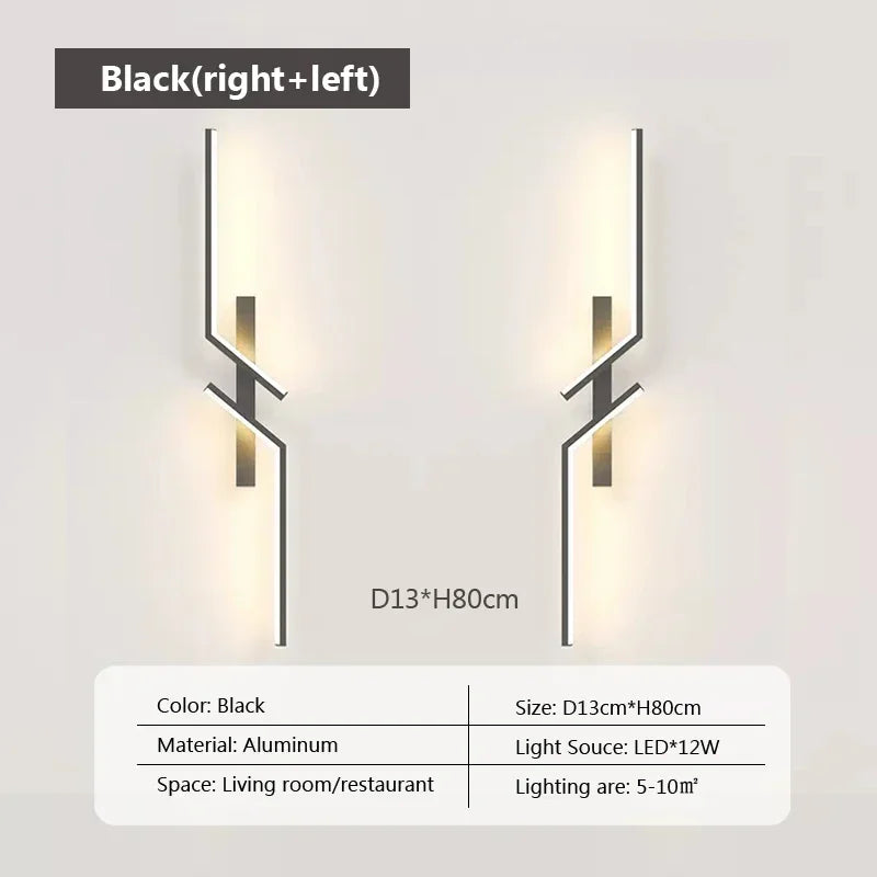 LED Wall Lamp – Modern Minimalist Strip