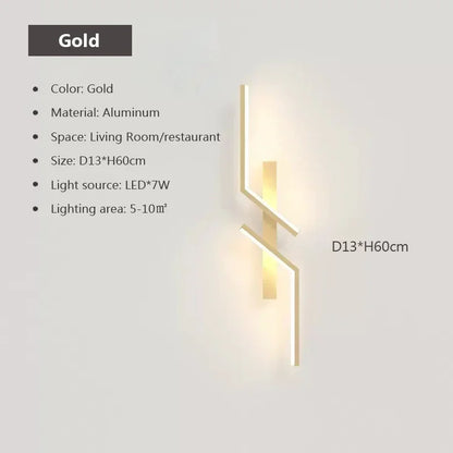 LED Wall Lamp – Modern Minimalist Strip