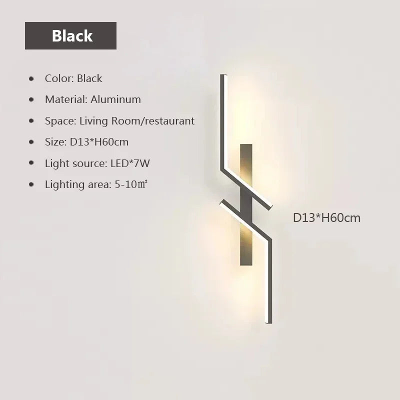 LED Wall Lamp – Modern Minimalist Strip