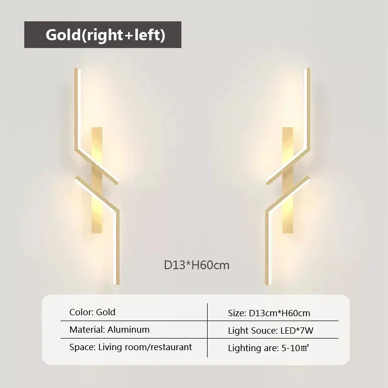 LED Wall Lamp – Modern Minimalist Strip