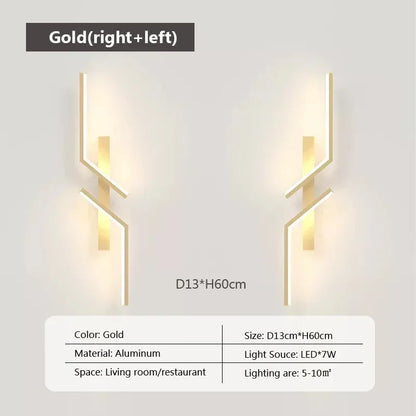 LED Wall Lamp – Modern Minimalist Strip