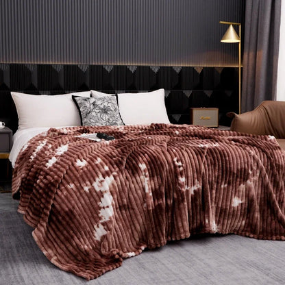 High-Quality Tie-Dye Flannel Fleece Blanket