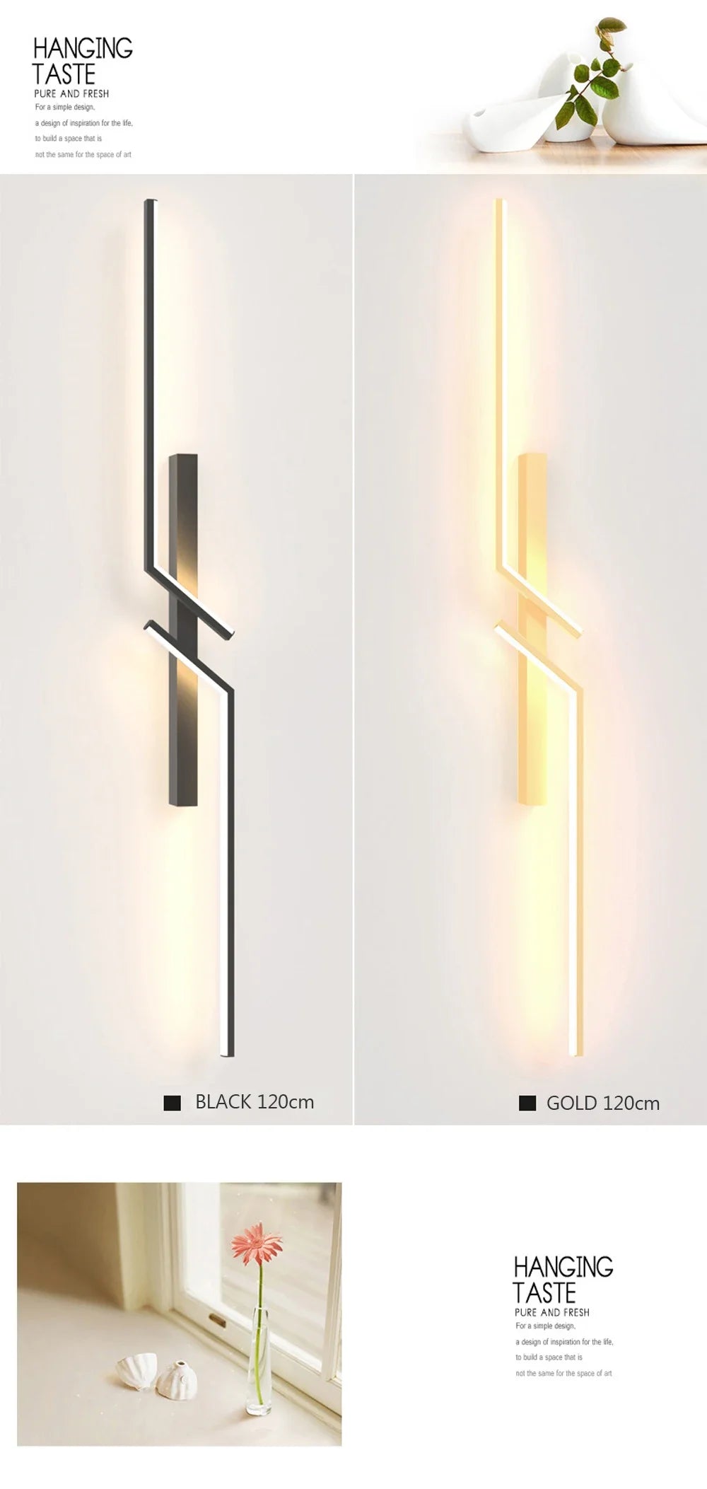 LED Wall Lamp – Modern Minimalist Strip