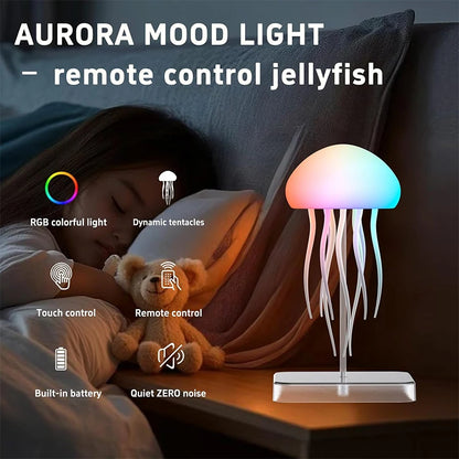 LED Jellyfish Lamp with 9 Tentacles