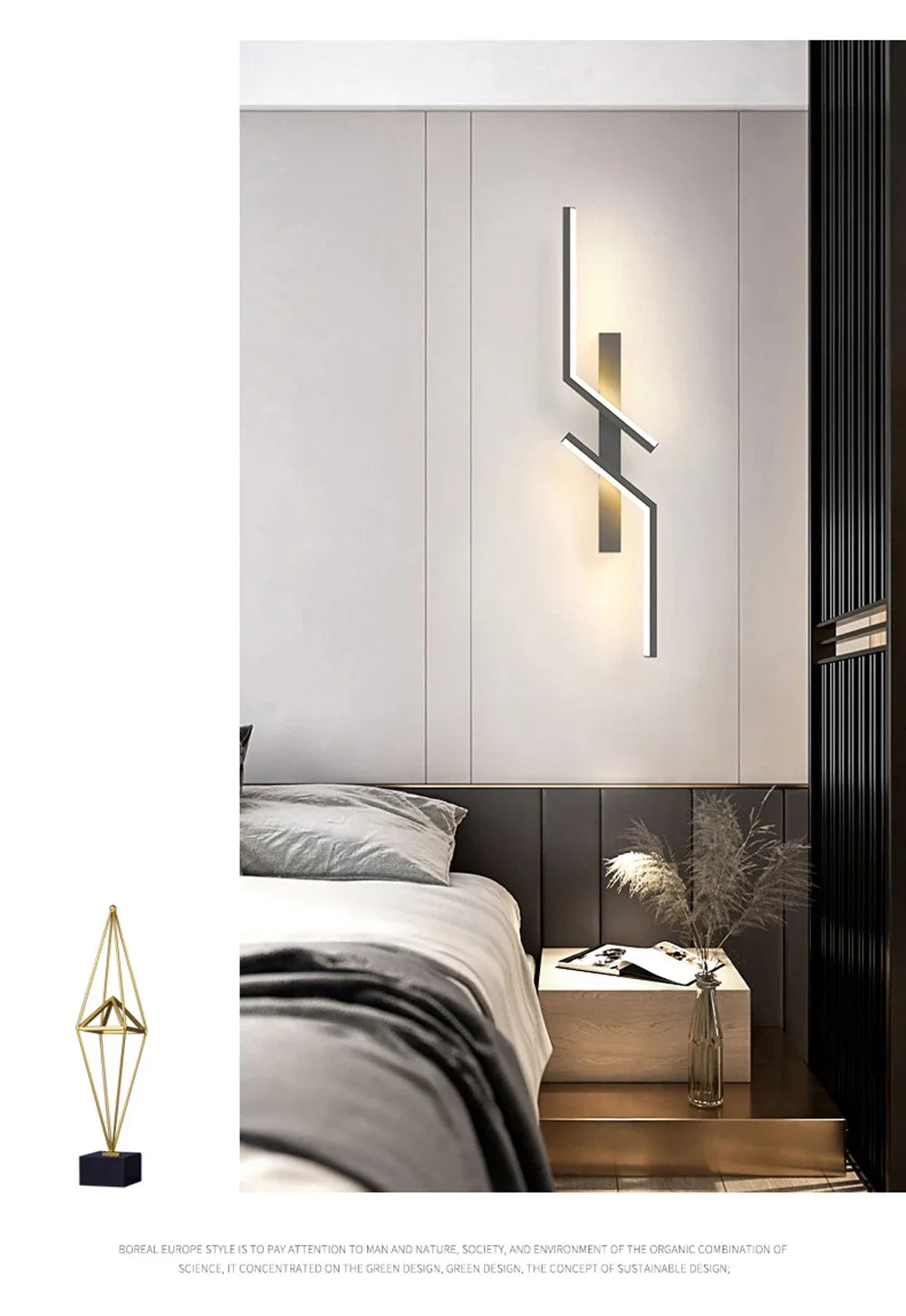 LED Wall Lamp – Modern Minimalist Strip