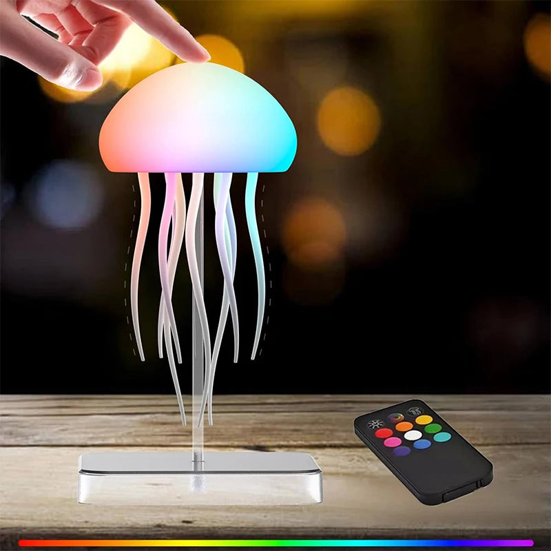 LED Jellyfish Lamp with 9 Tentacles