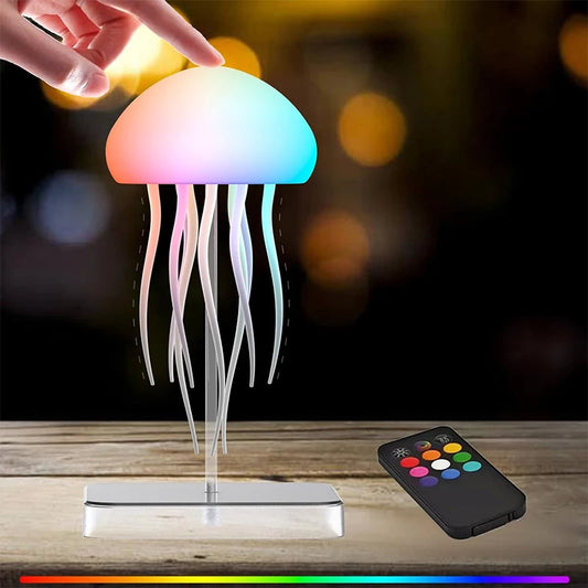 LED Jellyfish Lamp with 9 Tentacles