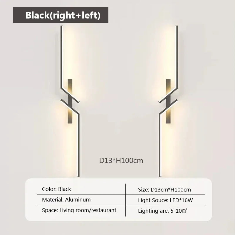 LED Wall Lamp – Modern Minimalist Strip