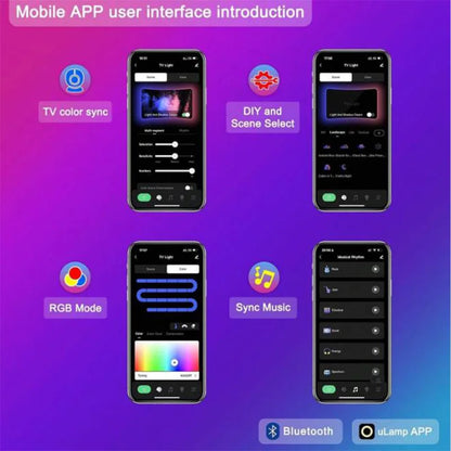 TV Backlight RGBIC LED Strip Lights