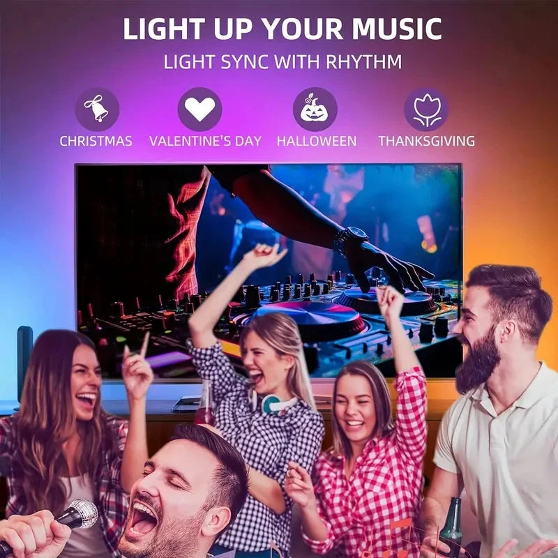 TV Backlight RGBIC LED Strip Lights