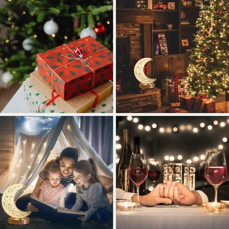 Touch Control 3D Crystal Track Night Light