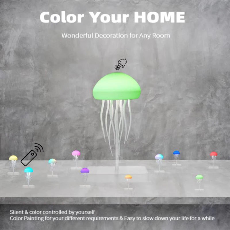 LED Jellyfish Lamp with 9 Tentacles