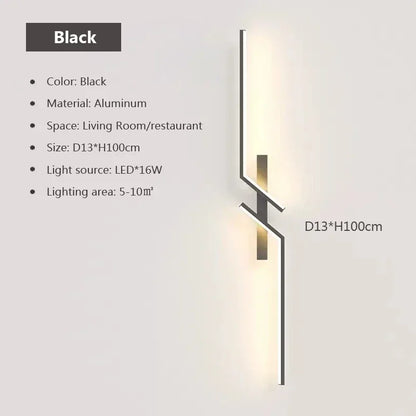 LED Wall Lamp – Modern Minimalist Strip