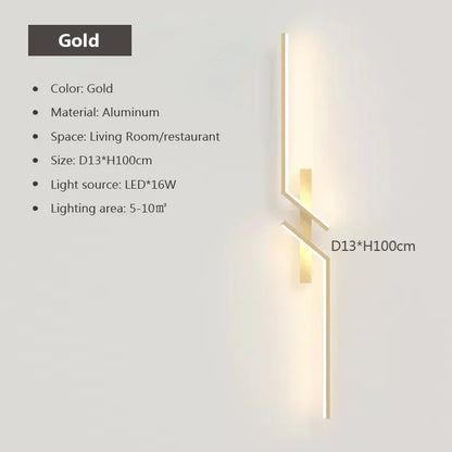 LED Wall Lamp – Modern Minimalist Strip