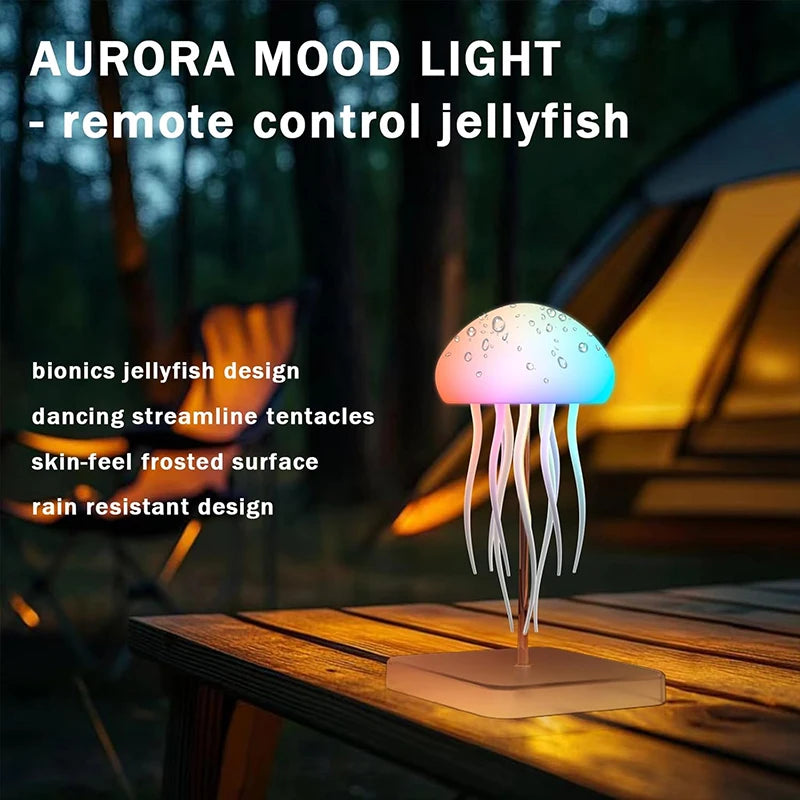 LED Jellyfish Lamp with 9 Tentacles