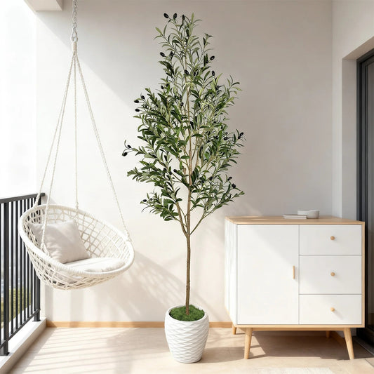 Large Artificial Olive Plant