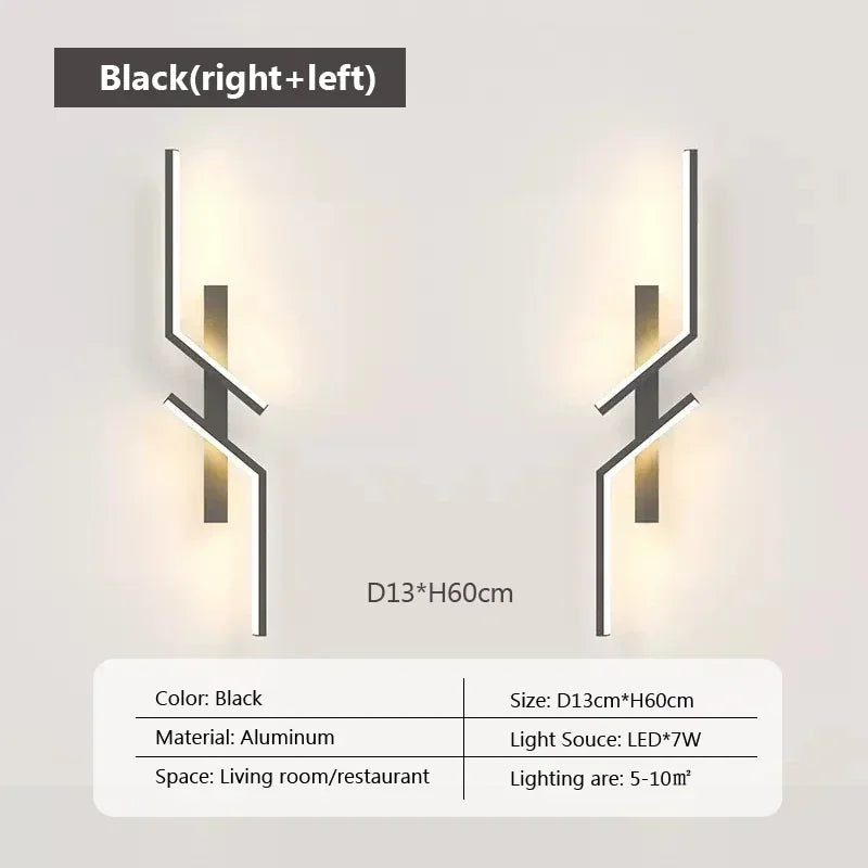LED Wall Lamp – Modern Minimalist Strip