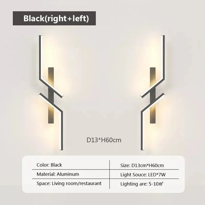 LED Wall Lamp – Modern Minimalist Strip