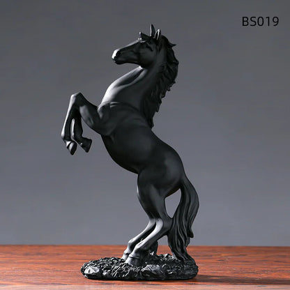 European Style Victory Horse Resin Statue