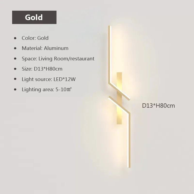 LED Wall Lamp – Modern Minimalist Strip